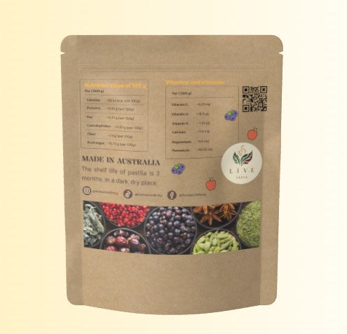 SunKiss Premium Fruit Rolls Apple and Blueberry