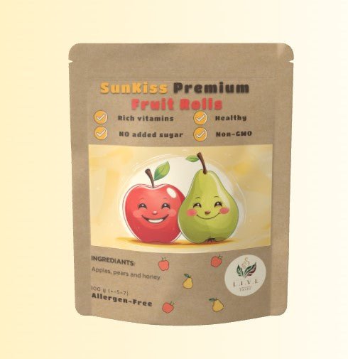 SunKiss Premium Fruit Rolls Apple and Pear
